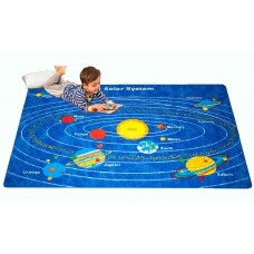 Kids Rug Solar System Children Learning Carpet 8' X 10'   